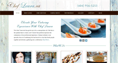 Desktop Screenshot of cheflaura.ca